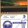 Verrazano Bridge 50th Anniversary Metrocard - small combo